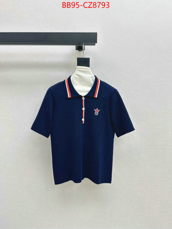 Clothing-Dior designer wholesale replica ID: CZ8793 $: 95USD