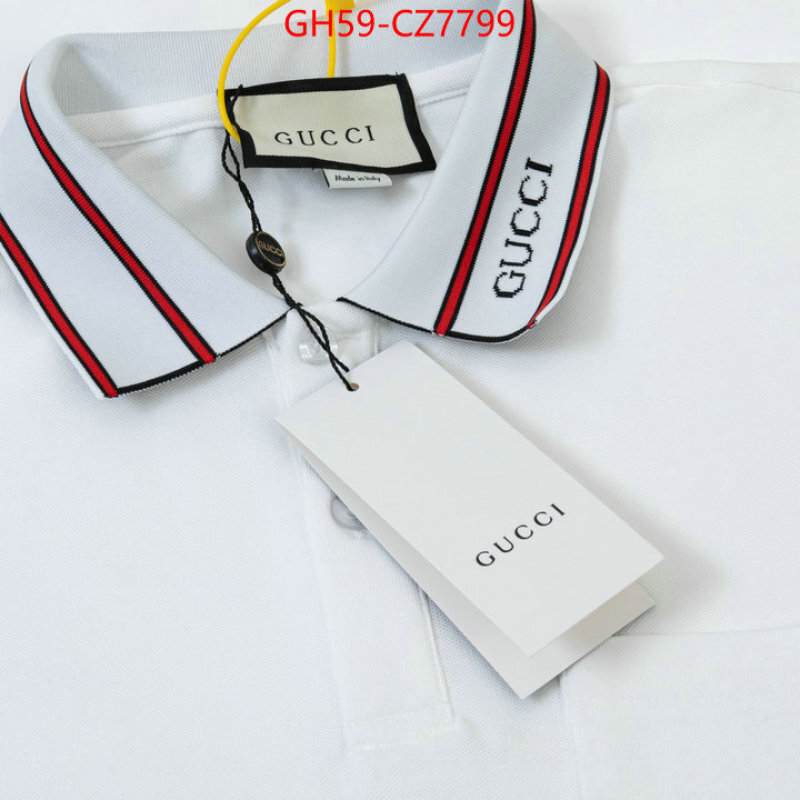 Clothing-Gucci best replica new style ID: CZ7799 $: 59USD