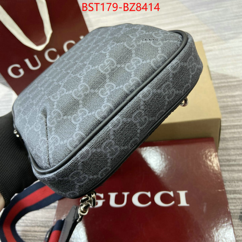 Gucci Bags(TOP)-Crossbody- best quality fake ID: BZ8414 $: 179USD,