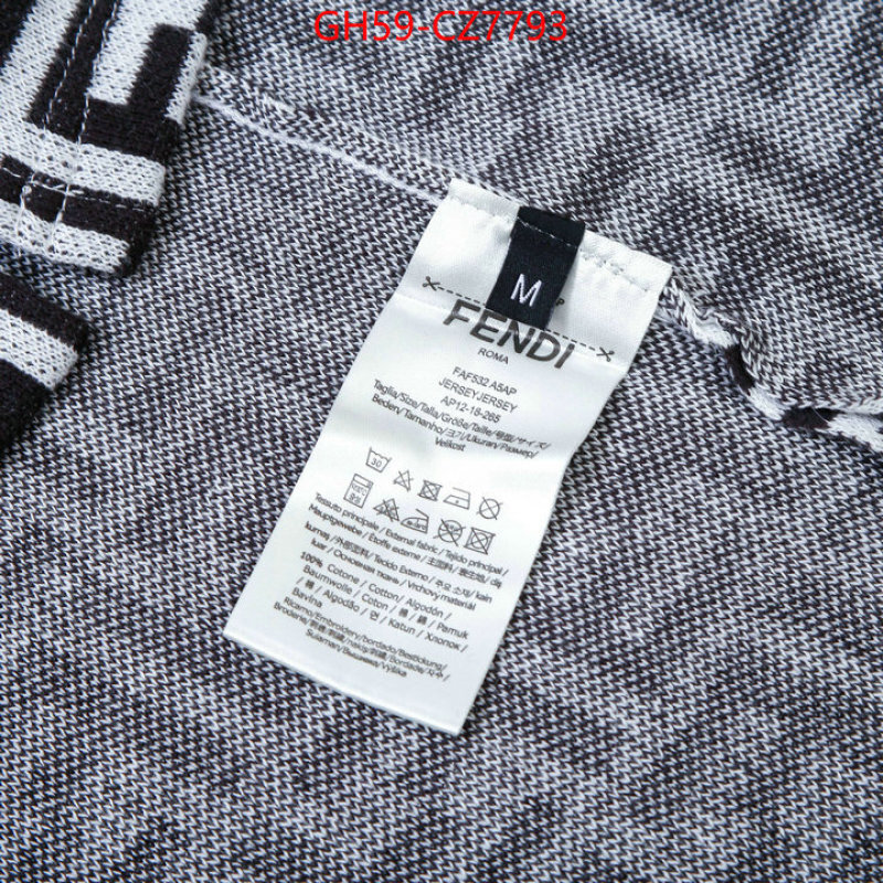 Clothing-Fendi where to buy high quality ID: CZ7793 $: 59USD
