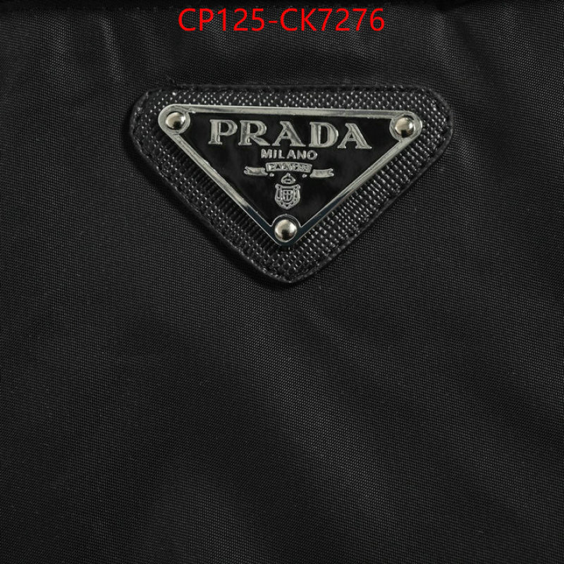 Clothing-Prada designer replica ID: CK7276 $: 125USD