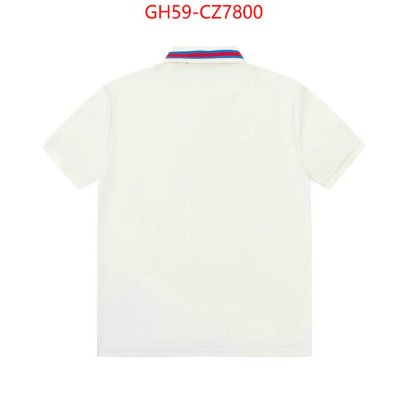 Clothing-Gucci high quality designer replica ID: CZ7800 $: 59USD
