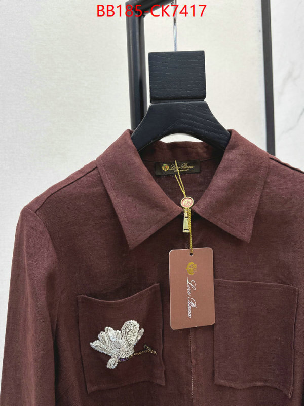 Clothing-Loro Piana can you buy knockoff ID: CK7417 $: 185USD