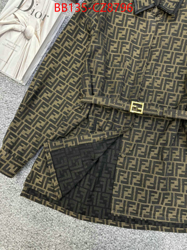 Clothing-Fendi aaaaa+ quality replica ID: CZ8796 $: 135USD
