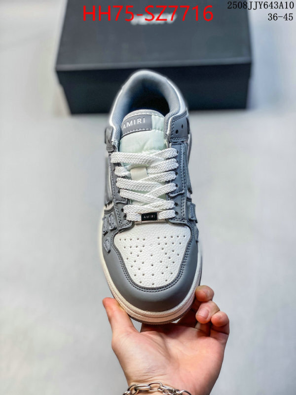 Men Shoes-AMIRI wholesale ID: SZ7716 $: 75USD