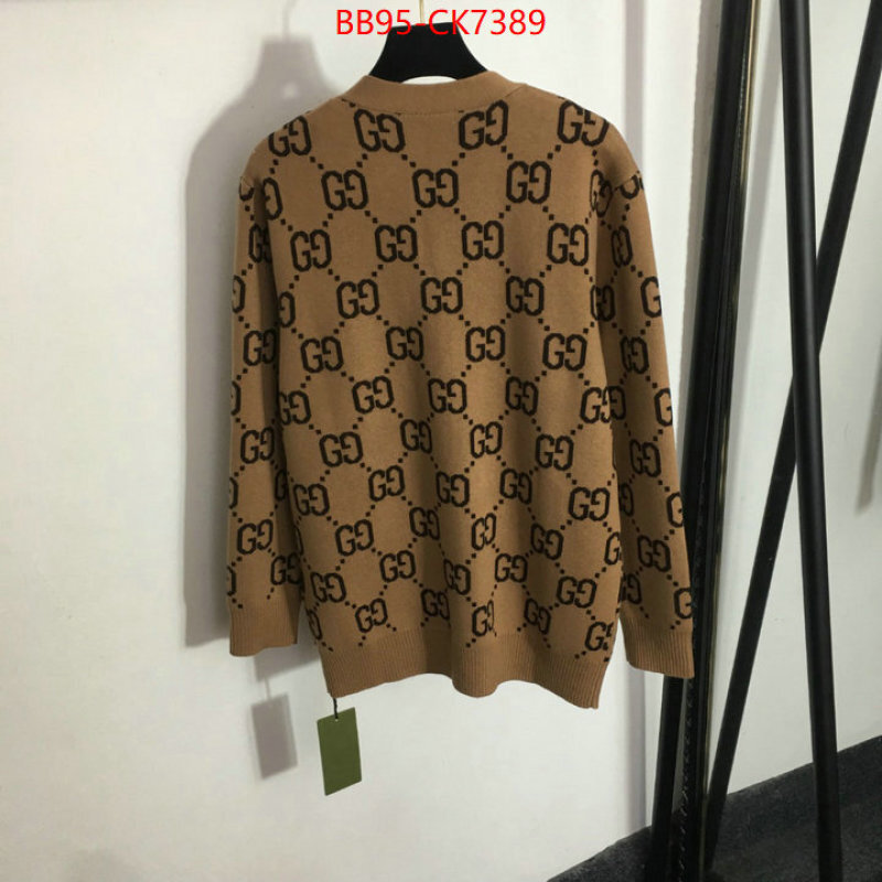 Clothing-Gucci mirror copy luxury ID: CK7389 $: 95USD