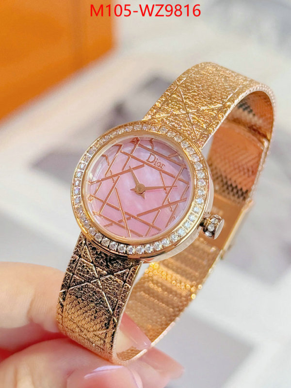 Watch(4A)-Dior buy 1:1 ID: WZ9816 $: 105USD