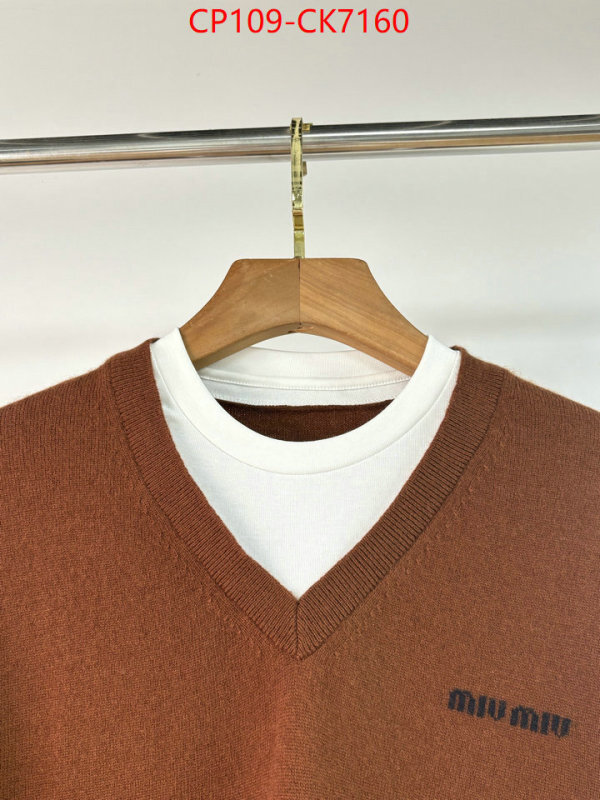 Clothing-MIU MIU find replica ID: CK7160 $: 109USD