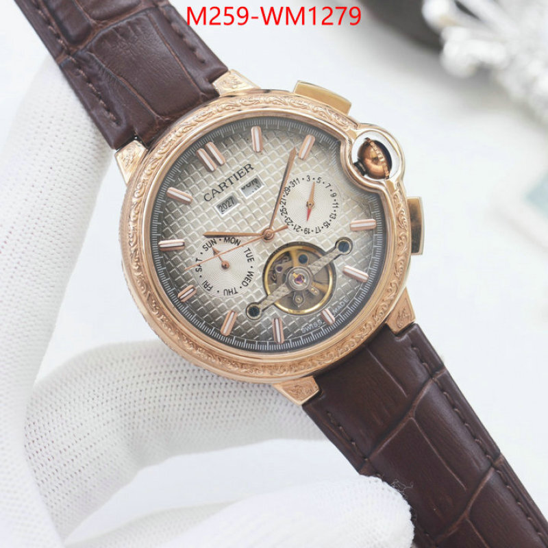 Watch(TOP)-Cartier replica 1:1 ID: WM1279 $: 259USD