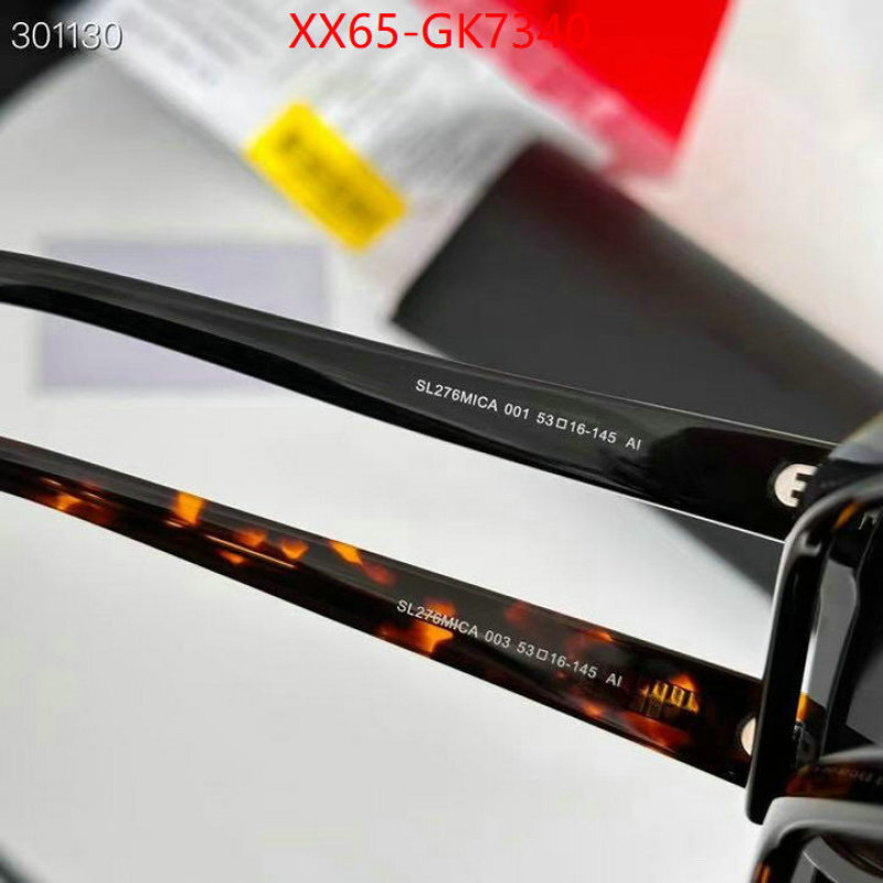 Glasses-YSL the highest quality fake ID: GK7340 $: 65USD