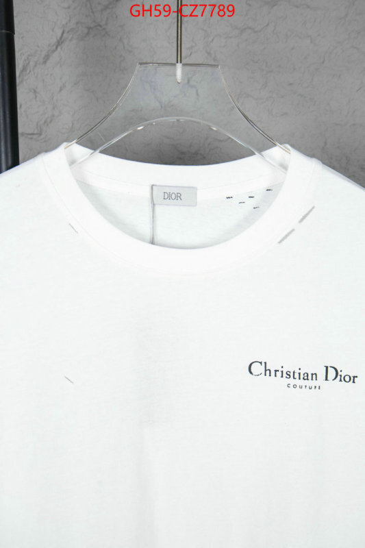 Clothing-Dior high quality replica ID: CZ7789 $: 59USD