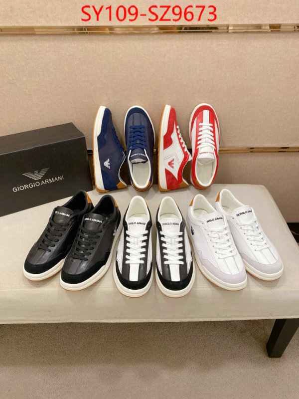 Men shoes-Armani top perfect fake ID: SZ9673 $: 109USD