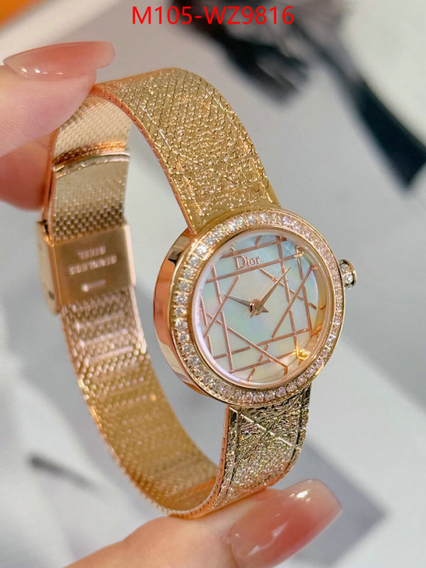 Watch(4A)-Dior buy 1:1 ID: WZ9816 $: 105USD