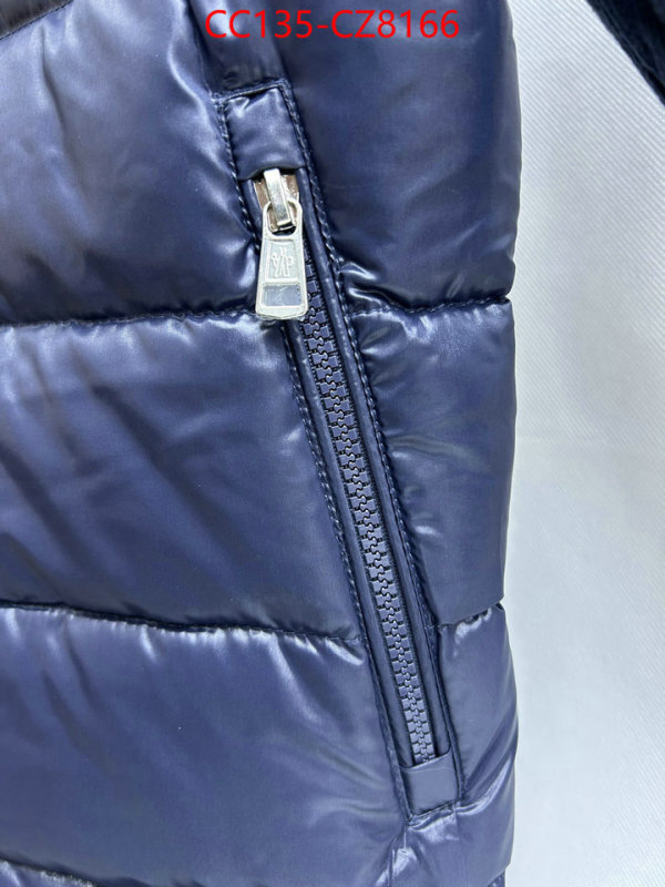 Down jacket Men-Moncler aaaaa+ quality replica ID: CZ8166 $: 135USD