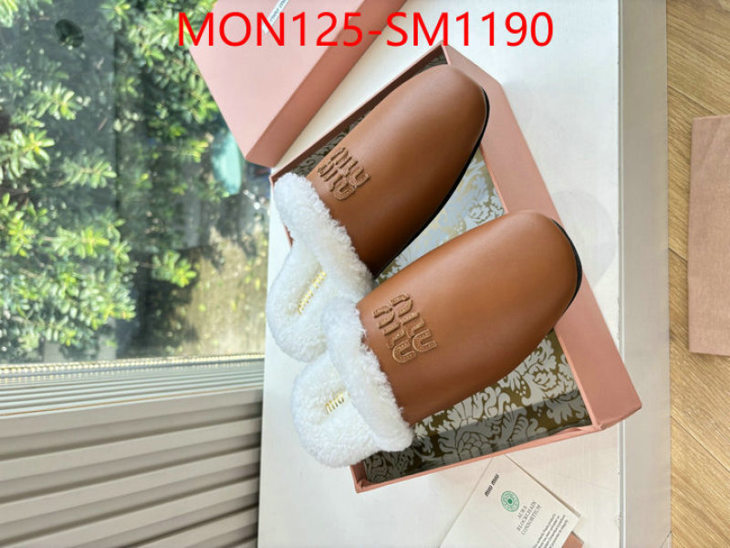 Women Shoes-Miu Miu best quality replica ID: SM1190 $: 125USD