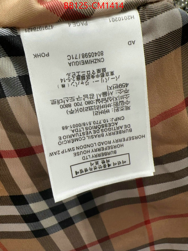 Clothing-Burberry the best ID: CM1414 $: 125USD