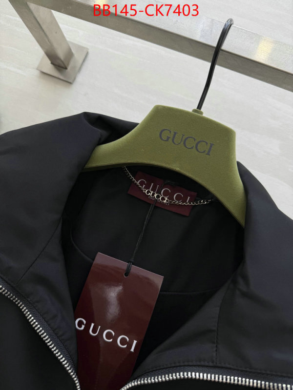 Clothing-Gucci is it illegal to buy dupe ID: CK7403 $: 145USD
