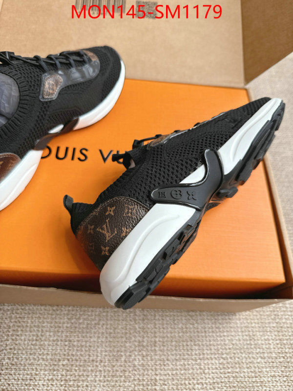 Men Shoes-LV counter quality ID: SM1179 $: 145USD