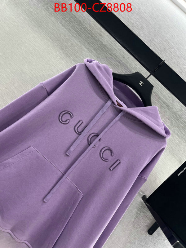Clothing-Gucci buy best high-quality ID: CZ8808 $: 100USD
