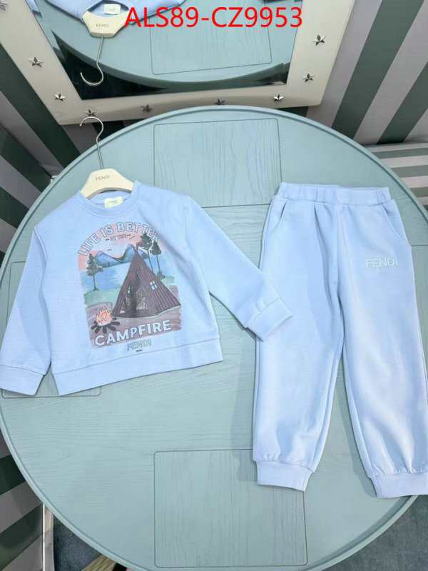 Kids clothing-Fendi top quality ID: CZ9953 $: 89USD