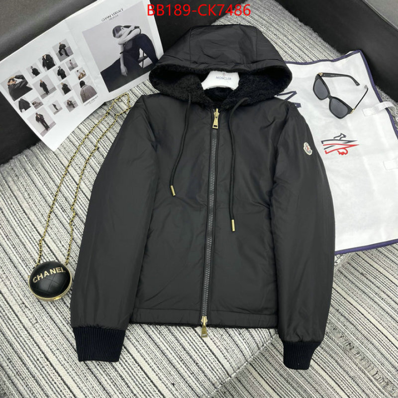 Down jacket Women-Moncler for sale cheap now ID: CK7486 $: 189USD