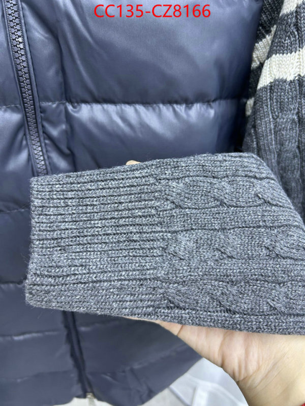 Down jacket Men-Moncler aaaaa+ quality replica ID: CZ8166 $: 135USD