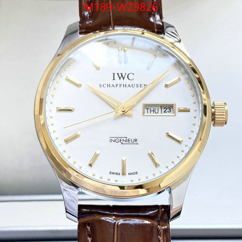 Watch(4A)-IWC website to buy replica ID: WZ9826 $: 189USD