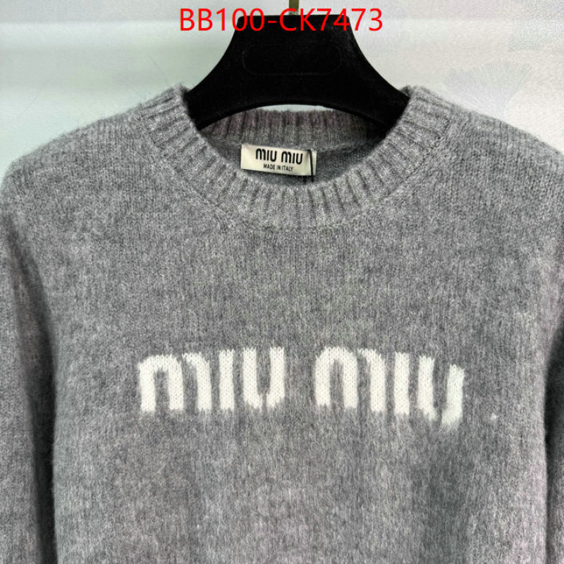 Clothing-MIU MIU wholesale ID: CK7473 $: 100USD