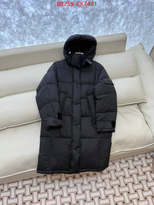 Down jacket Women-Prada cheap online best designer ID: CK7491 $: 259USD