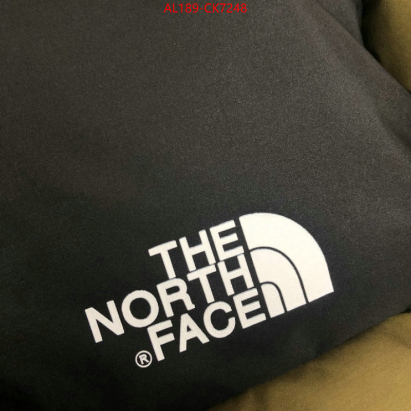 Down jacket Men-The North Face mirror copy luxury ID: CK7248 $: 189USD