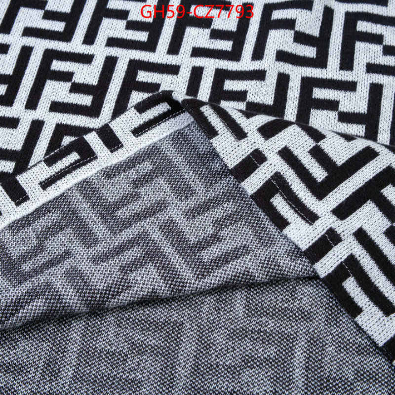 Clothing-Fendi where to buy high quality ID: CZ7793 $: 59USD