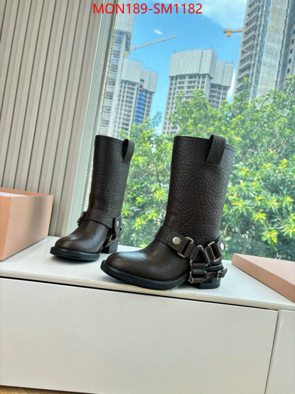 Women Shoes-Miu Miu quality replica ID: SM1182 $: 189USD