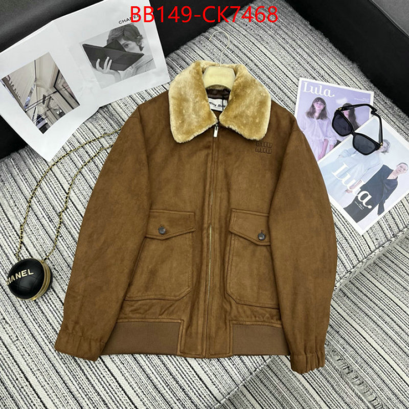 Clothing-MIU MIU buying replica ID: CK7468 $: 149USD