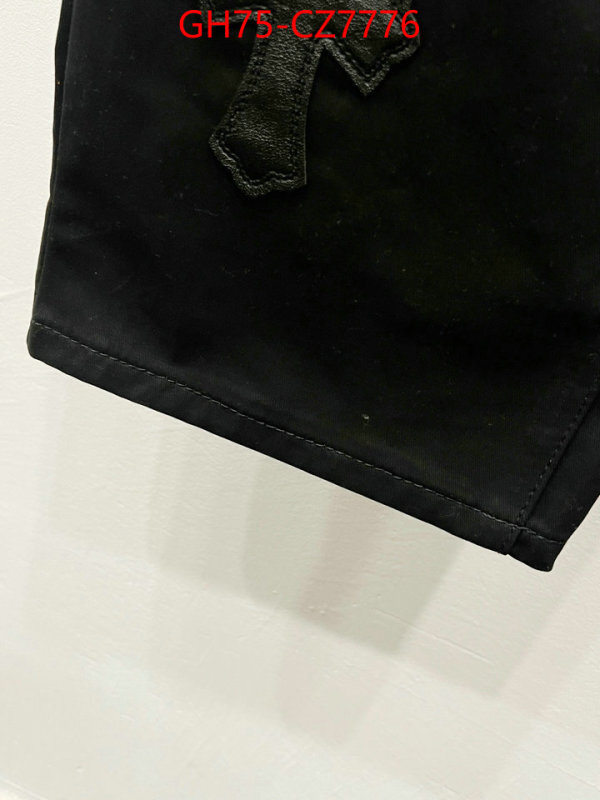 Clothing-Chrome Hearts replica aaaaa+ designer ID: CZ7776 $: 75USD