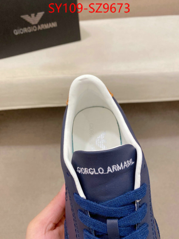 Men shoes-Armani top perfect fake ID: SZ9673 $: 109USD