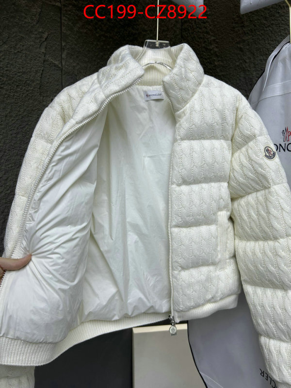 Down jacket Women-Moncler best quality fake ID: CZ8922 $: 199USD