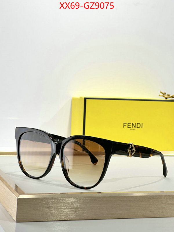 Glasses-Fendi top quality designer replica ID: GZ9075 $: 69USD