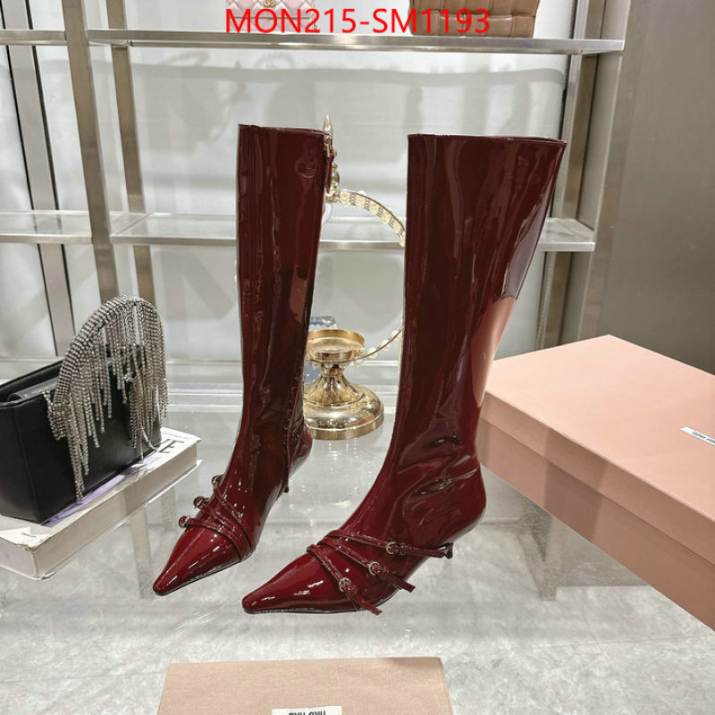 Women Shoes-Miu Miu mirror copy luxury ID: SM1193 $: 215USD