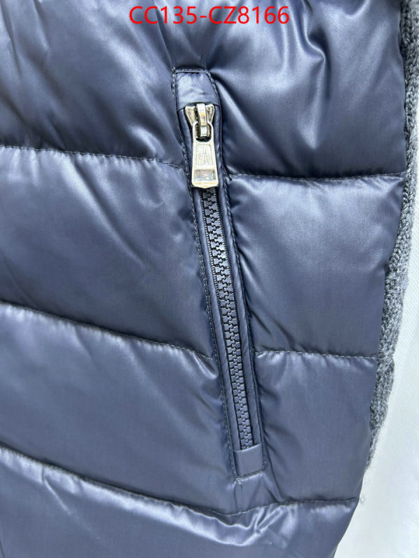 Down jacket Men-Moncler aaaaa+ quality replica ID: CZ8166 $: 135USD