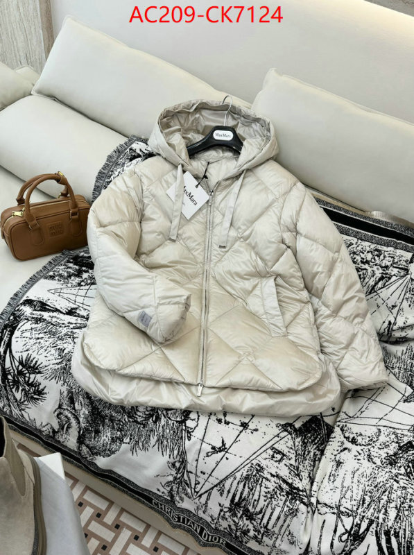 Down jacket Women-MaxMara buy best high-quality ID: CK7124 $: 209USD