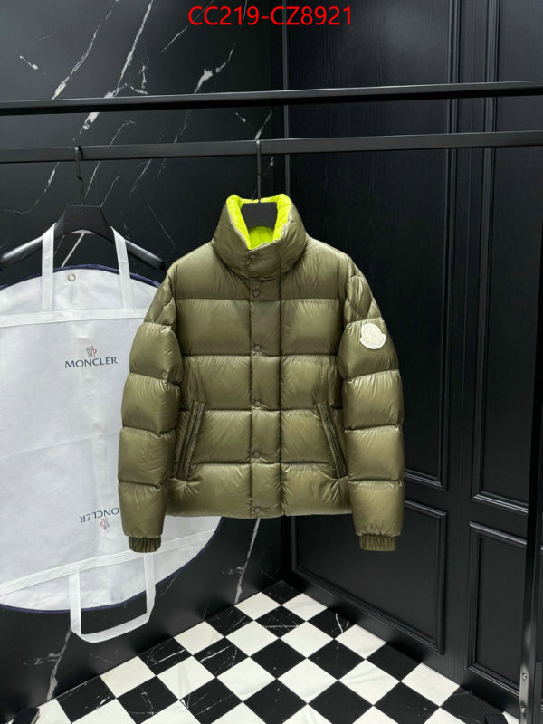 Down jacket Men-Moncler high quality ID: CZ8921 $: 219USD