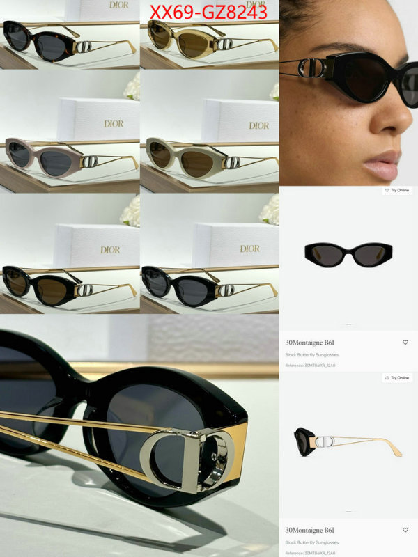 Glasses-Dior top quality ID: GZ8243 $: 69USD