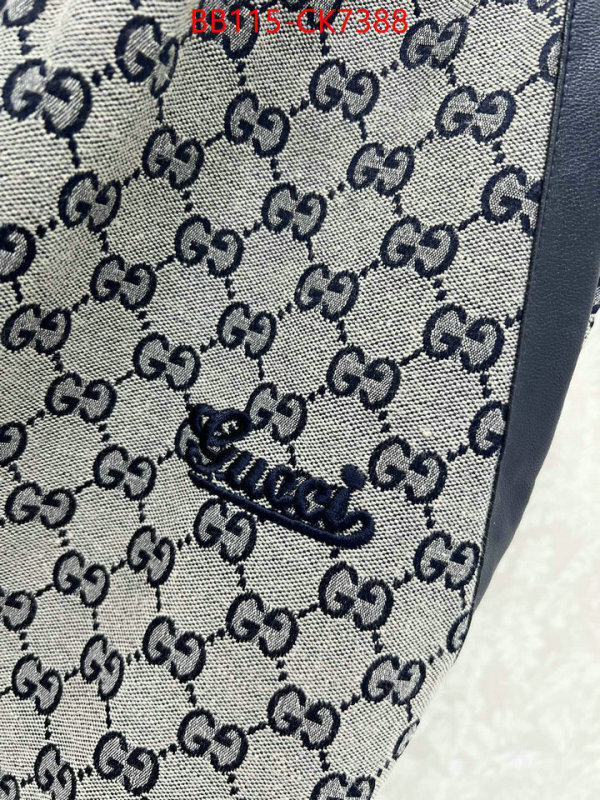 Clothing-Gucci replica wholesale ID: CK7388 $: 115USD