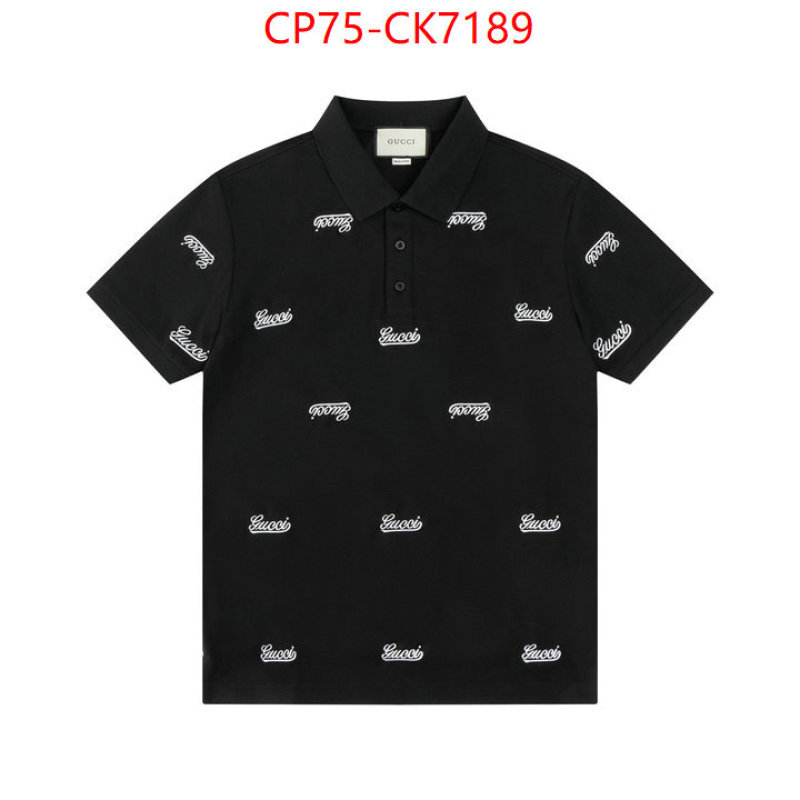 Clothing-Gucci wholesale sale ID: CK7189 $: 75USD