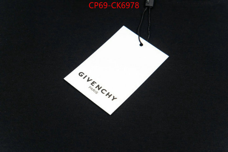 Clothing-Givenchy where quality designer replica ID: CK6978 $: 69USD