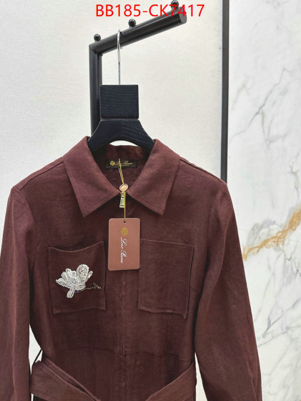 Clothing-Loro Piana can you buy knockoff ID: CK7417 $: 185USD