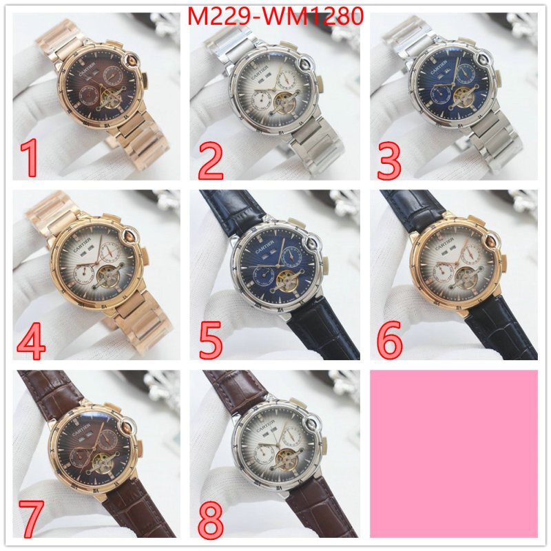 Watch(TOP)-Cartier designer high replica ID: WM1280 $: 229USD