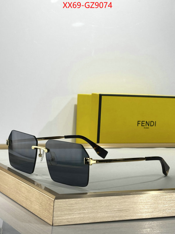 Glasses-Fendi 7 star quality designer replica ID: GZ9074 $: 69USD