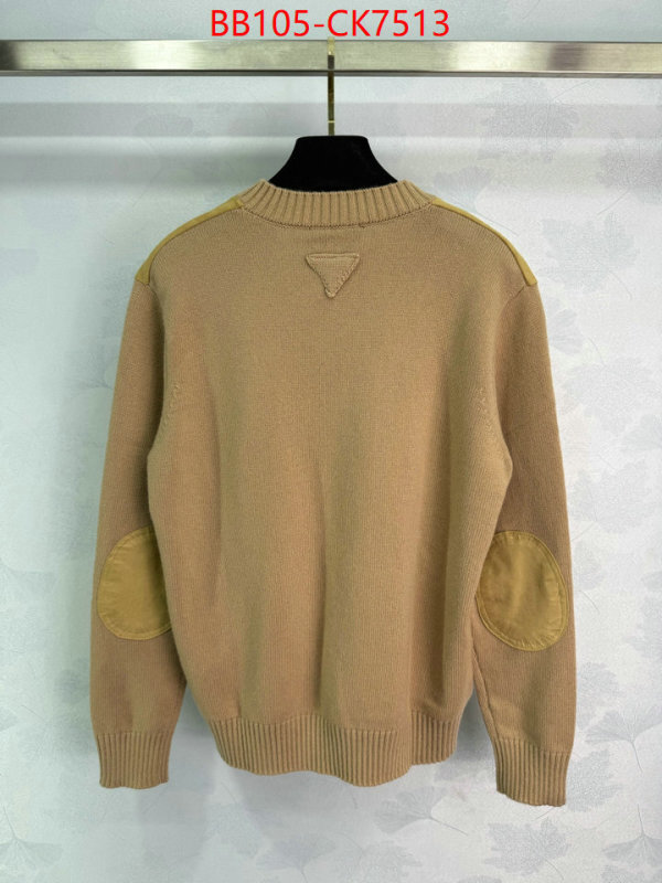Clothing-Prada buy 1:1 ID: CK7513 $: 105USD