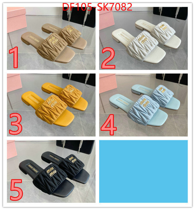 Women Shoes-Miu Miu replica 1:1 high quality ID: SK7082 $: 105USD